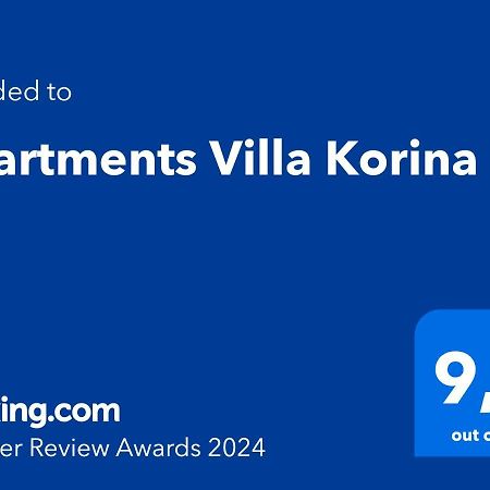 Apartments Villa Korina Бродарика Екстериор снимка